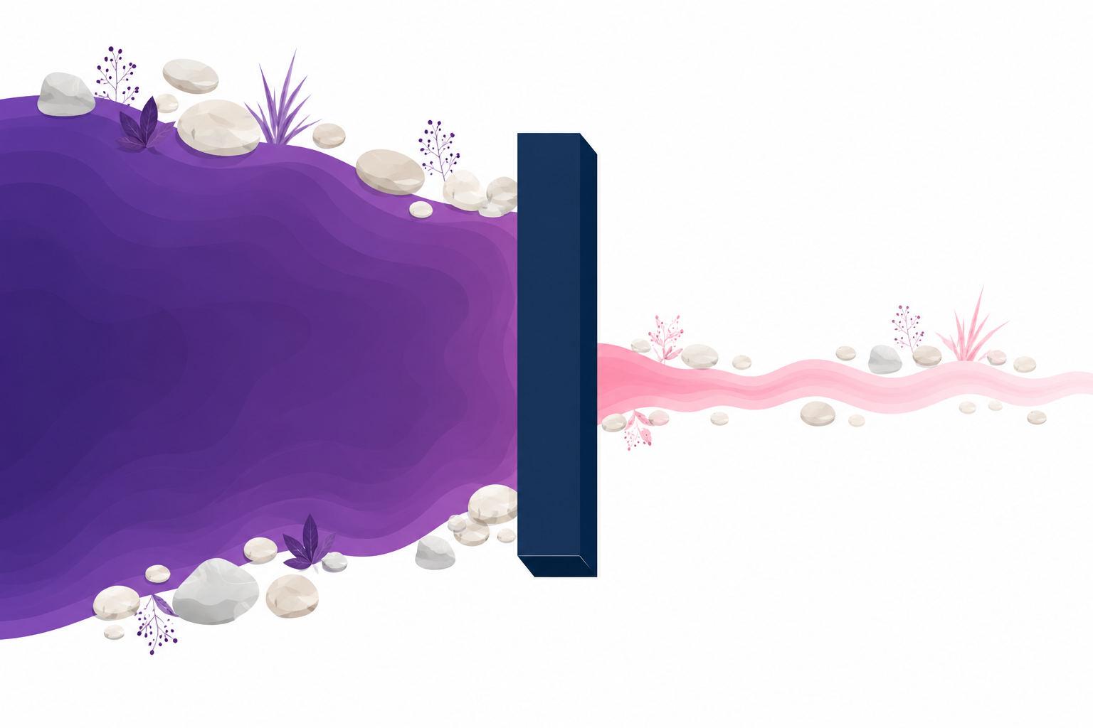 A dam — everything stops at the founder